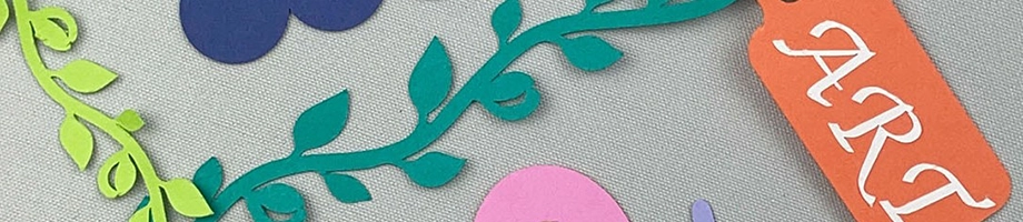 型紙やデザインのカット加工