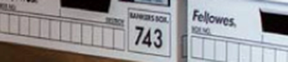 材料や作品の整理ラベル